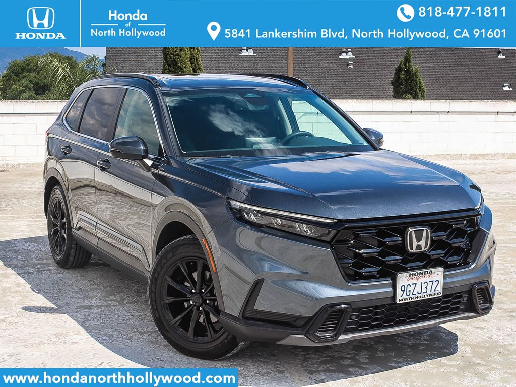 Canyon River Blue Metallic 2023 Honda CR-V EX-L FWD SUV / Crossover Front-Wheel Drive Continuously Variable Transmission