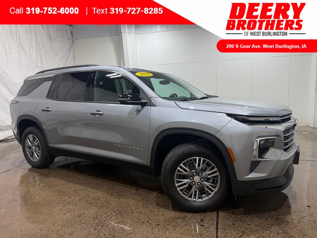 Sterling Gray Metallic 2026 Chevrolet Traverse SUV / Crossover Four-Wheel Drive 8-Speed Automatic