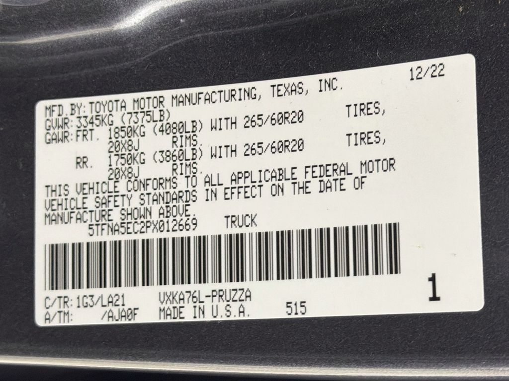 Used 2023 Toyota Tundra Truck