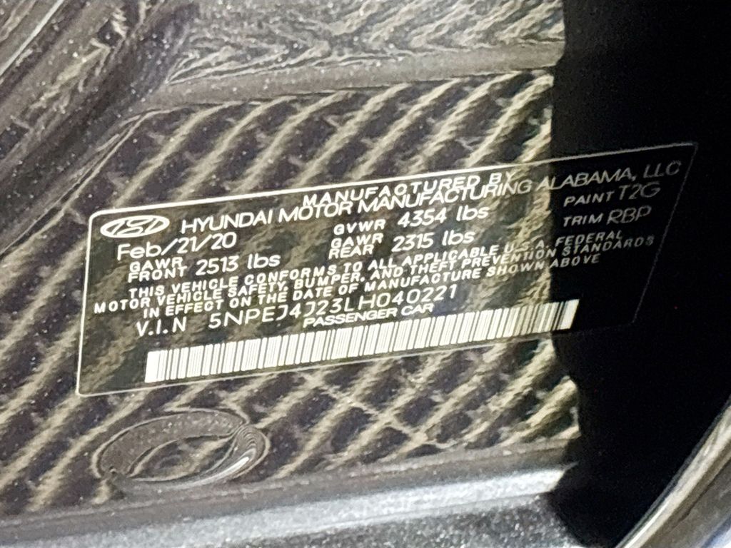 2020 Hyundai Sonata SEL Plus