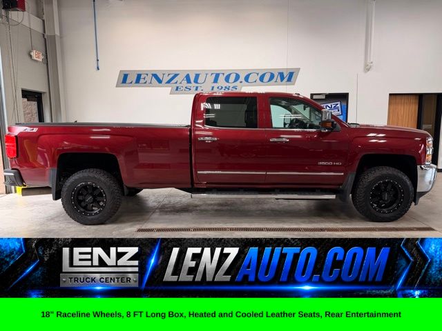 Red (Deep Ruby Metallic) 2015 Chevrolet Silverado 3500HD Pickup Truck Four-Wheel Drive 6-Speed Automatic