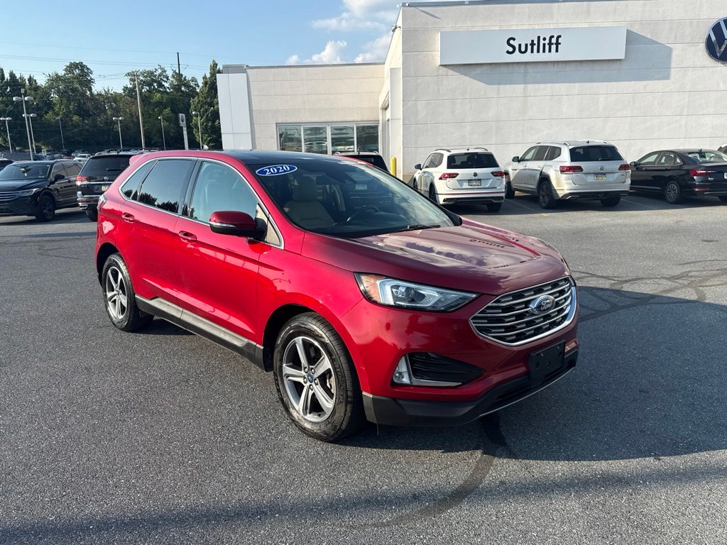 2020 Ford Edge SEL Red at Grove City Ford