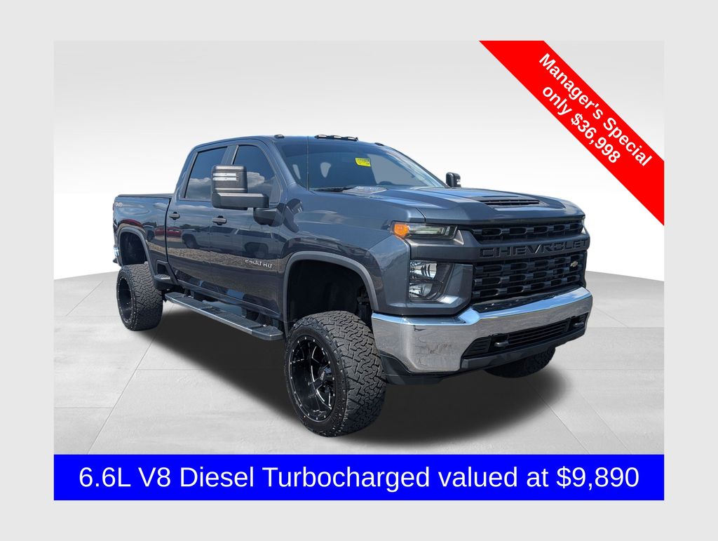 Shadow Gray Metallic 2020 Chevrolet Silverado 2500HD Pickup Truck Four-Wheel Drive Automatic