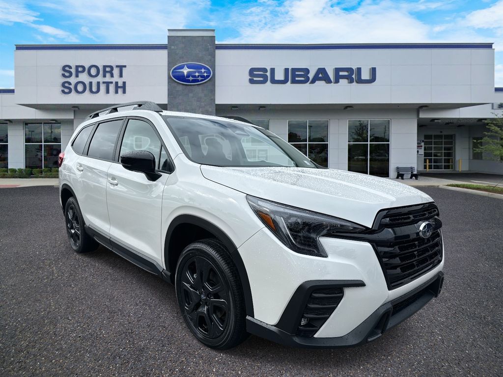 Crystal White Pearl 2025 Subaru Ascent Onyx Edition Touring AWD SUV / Crossover All-Wheel Drive Continuously Variable Transmission