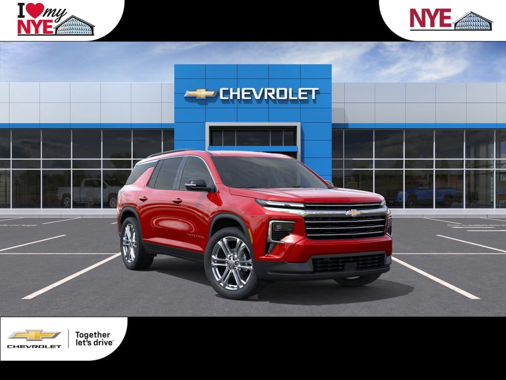 Radiant Red 2026 Chevrolet Traverse SUV / Crossover Four-Wheel Drive 8-Speed Automatic