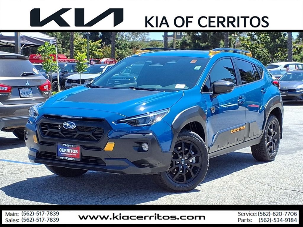 Geyser Blue Pearl 2024 Subaru Crosstrek SUV / Crossover All-Wheel Drive Continuously Variable Transmission