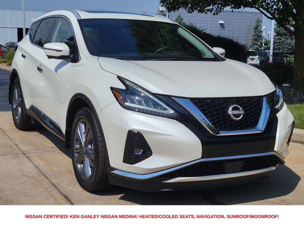 Pearl White Tricoat 2024 Nissan Murano SUV / Crossover All-Wheel Drive Continuously Variable Transmission