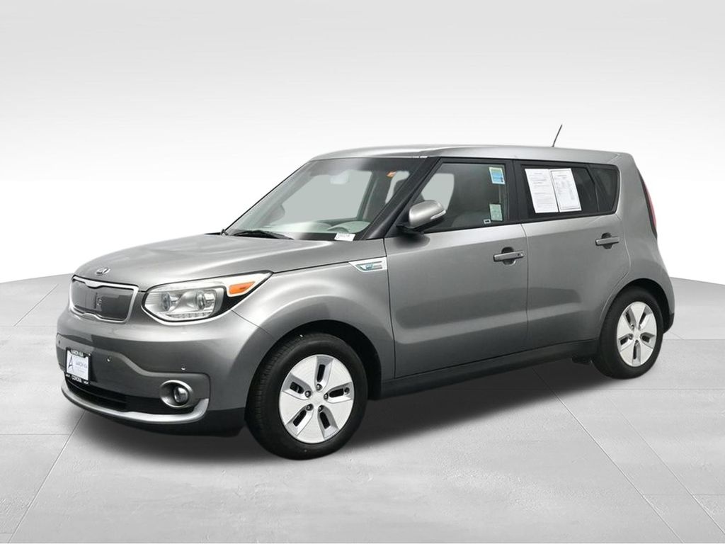 Titanium Gray Metallic 2016 Kia Soul EV + Wagon Front-Wheel Drive 1-Speed Automatic
