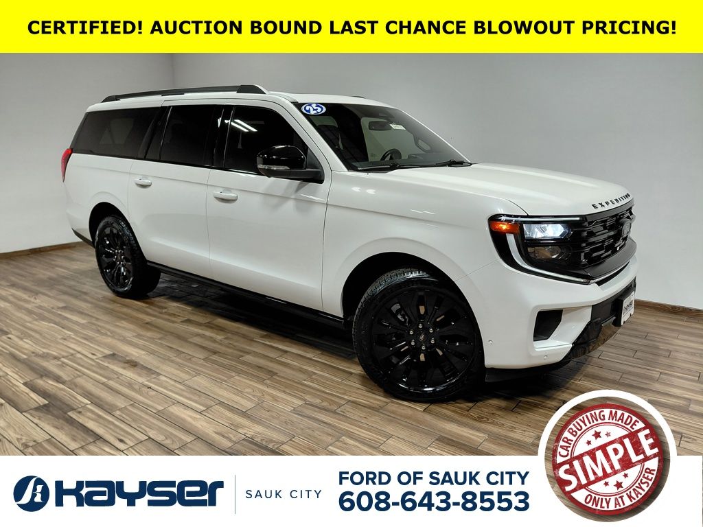 Star White Metallic Tri-Coat 2025 Ford Expedition MAX Platinum 4WD SUV / Crossover Four-Wheel Drive Automatic