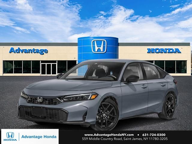 Gray 2026 Honda Civic Hatchback Hatchback Front-Wheel Drive Continuously Variable Transmission