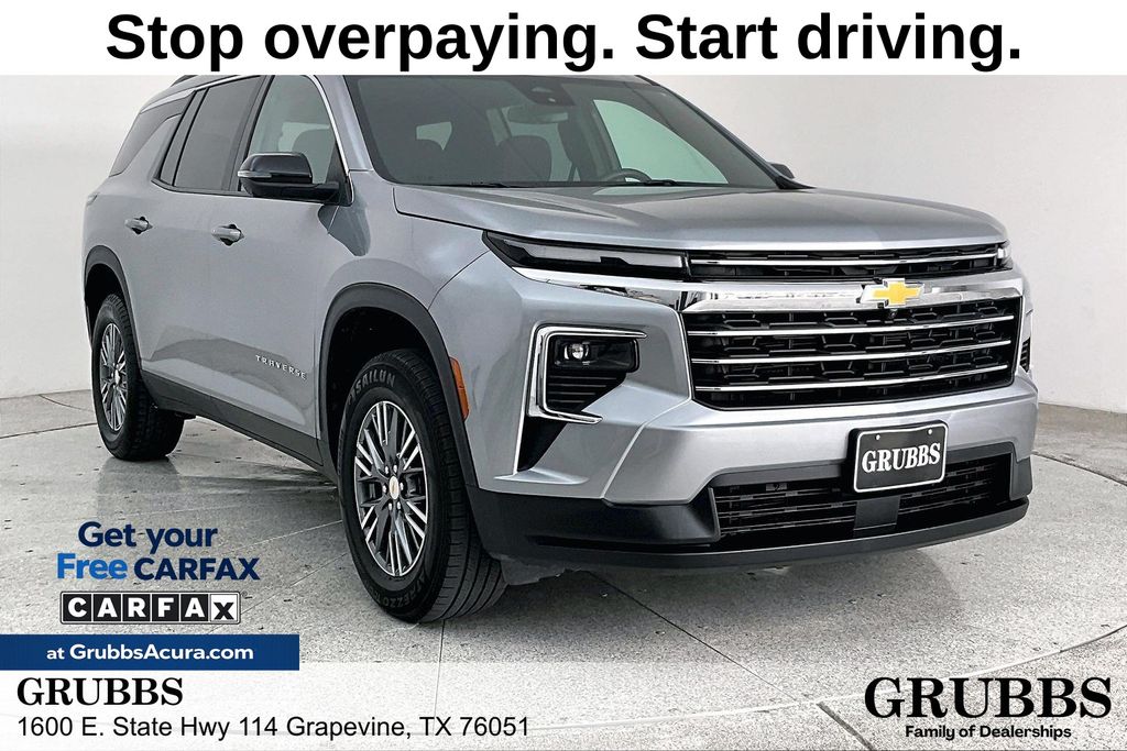 Sterling Gray Metallic 2024 Chevrolet Traverse LT FWD SUV / Crossover Front-Wheel Drive 8-Speed Automatic
