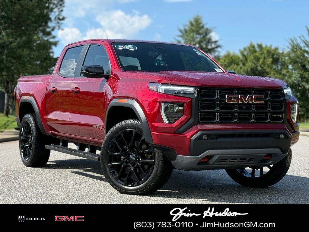 Volcanic Red 2023 GMC Canyon Pickup Truck Four-Wheel Drive 8-Speed Automatic
