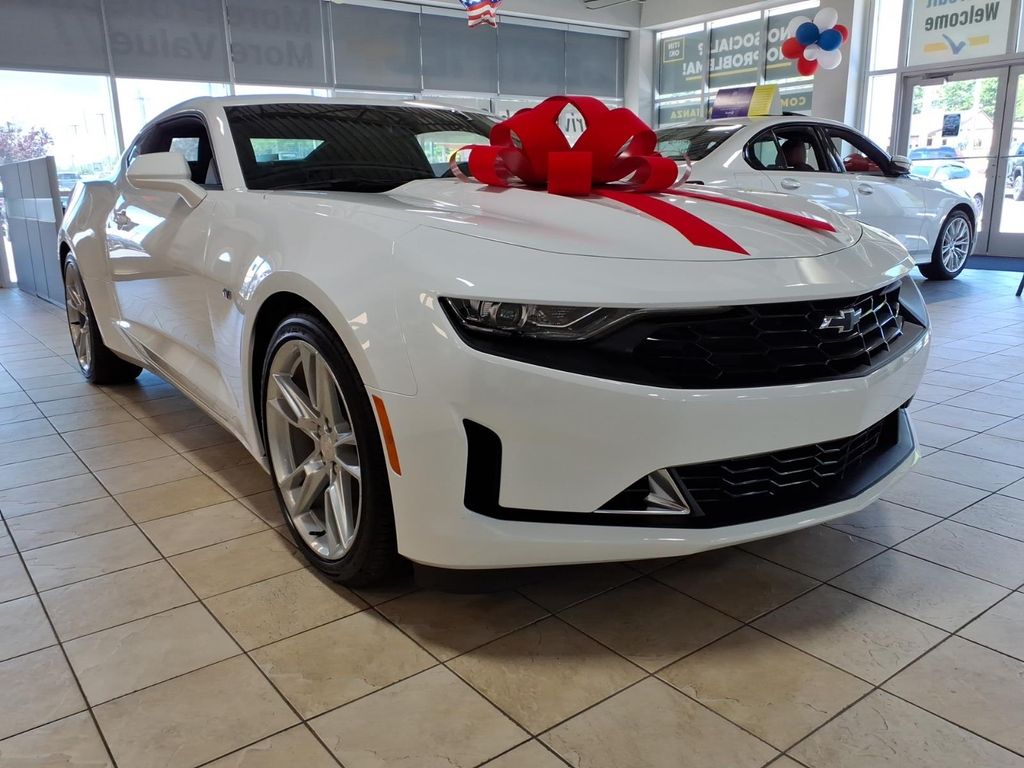 Summit White 2024 Chevrolet Camaro Coupe Rear-Wheel Drive 6-Speed Manual