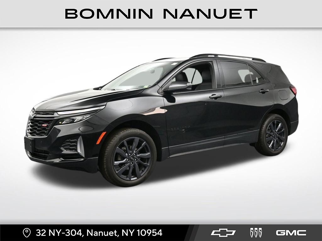 Black Metallic 2024 Chevrolet Equinox RS with 1RS AWD SUV / Crossover Four-Wheel Drive 6-Speed Automatic Overdrive