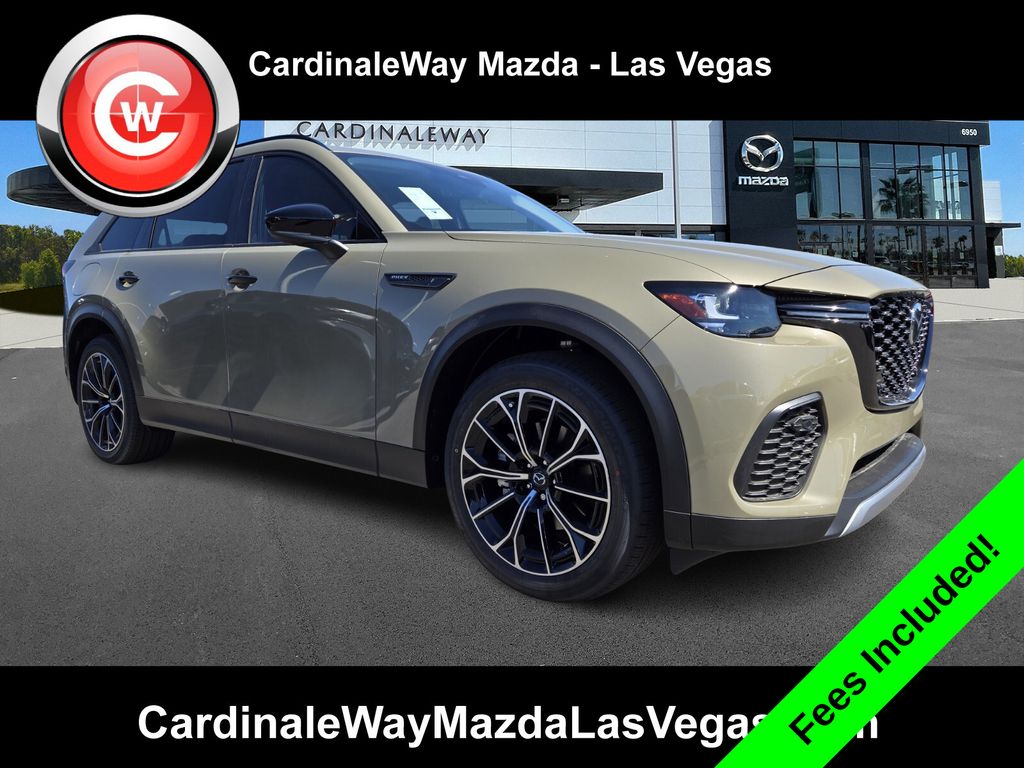 Sand Metallic 2025 Mazda CX-70 PHEV Premium AWD SUV / Crossover All-Wheel Drive 8-Speed Automatic
