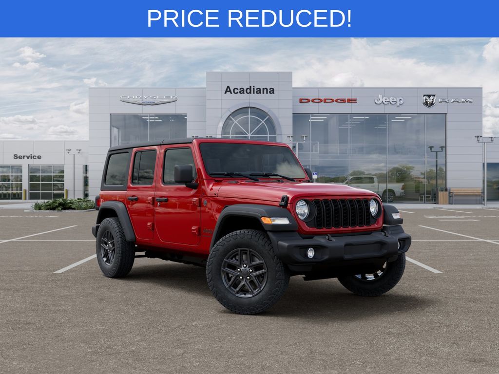 Firecracker Red Clearcoat 2025 Jeep Wrangler SUV / Crossover Four-Wheel Drive 8-Speed Automatic