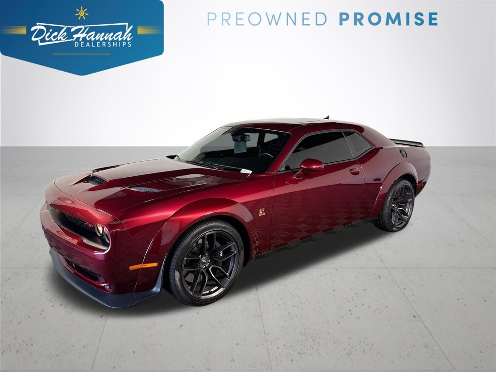 Octane Red Pearlcoat 2021 Dodge Challenger Coupe Rear-Wheel Drive 8-Speed Automatic