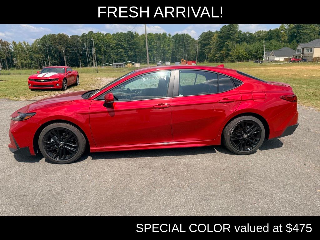 Red 2026 Toyota Camry Sedan Front-Wheel Drive Continuously Variable Transmission