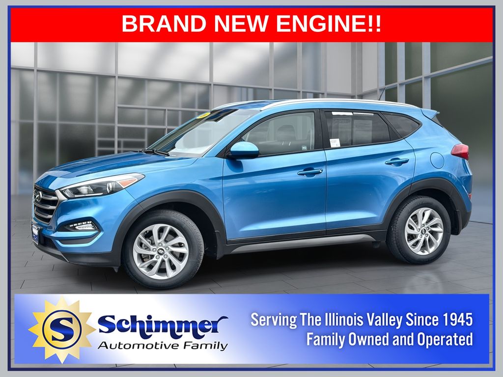 Caribbean Blue 2016 Hyundai Tucson SUV / Crossover All-Wheel Drive 6-Speed Automatic Overdrive