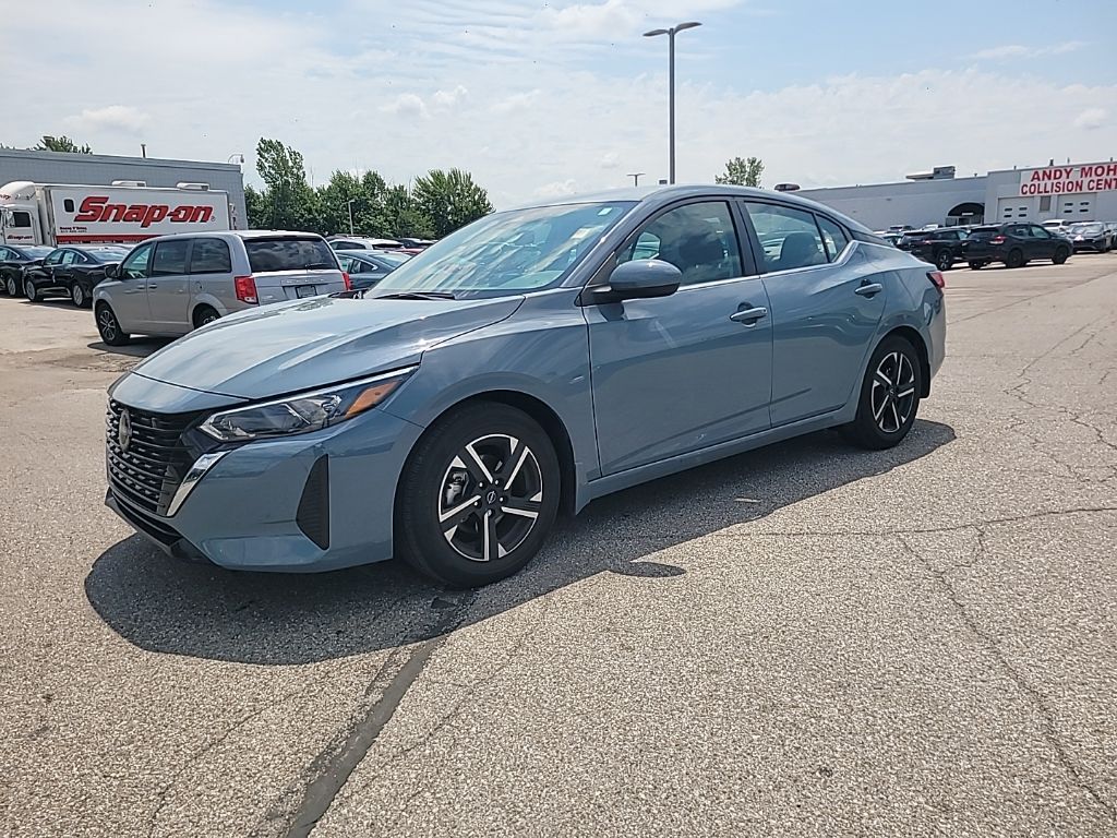Atlantic Gray Metallic 2024 Nissan Sentra Sedan Front-Wheel Drive Continuously Variable Transmission