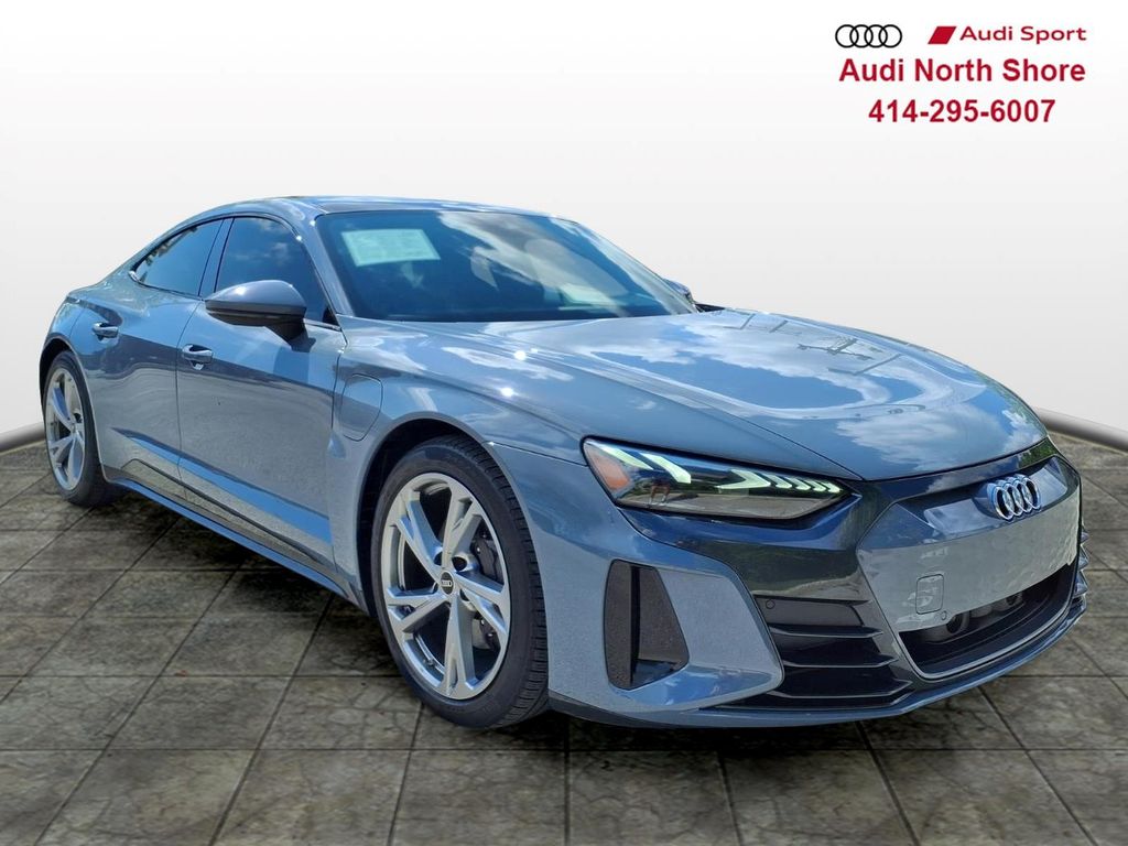 Gray Metallic 2023 Audi e-tron GT Sedan All-Wheel Drive 1-Speed Automatic
