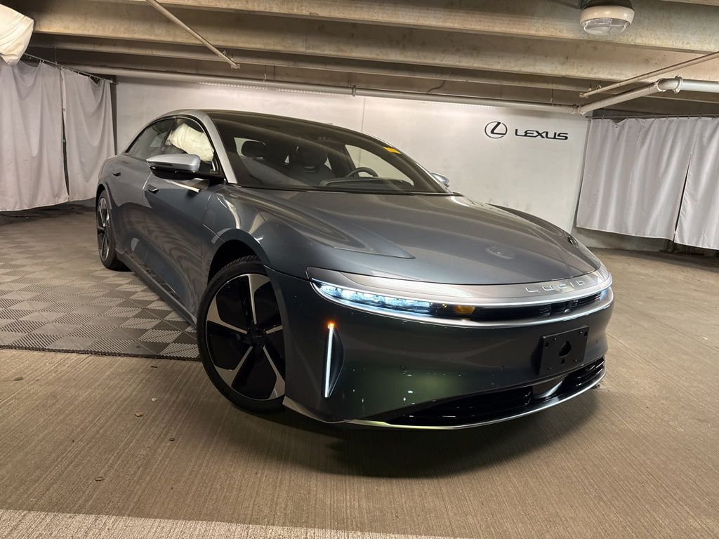 Blue Metallic 2025 Lucid Air Grand Touring AWD Sedan All-Wheel Drive 1-Speed Automatic
