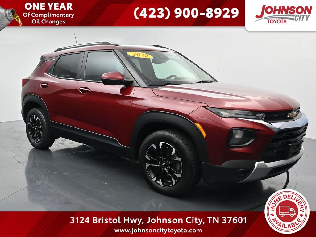 Red (Crimson Metallic) 2022 Chevrolet Trailblazer SUV / Crossover Four-Wheel Drive 9-Speed Automatic