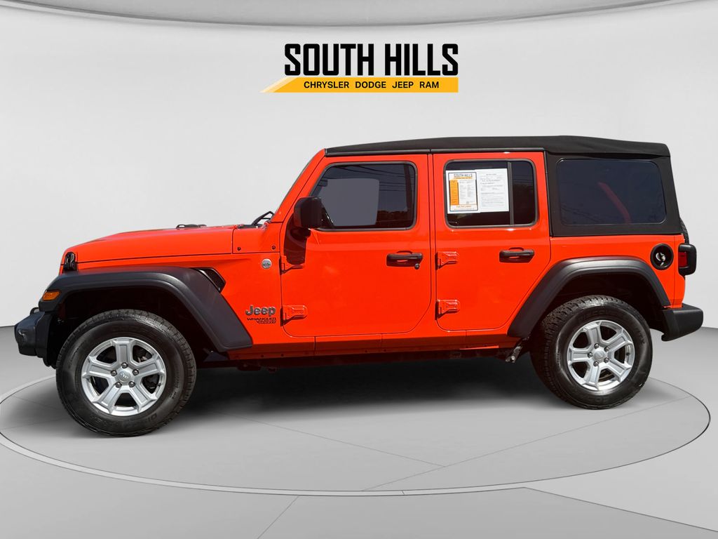 2019 Jeep Wrangler Unlimited Sport S Orange at South Hills CDJR