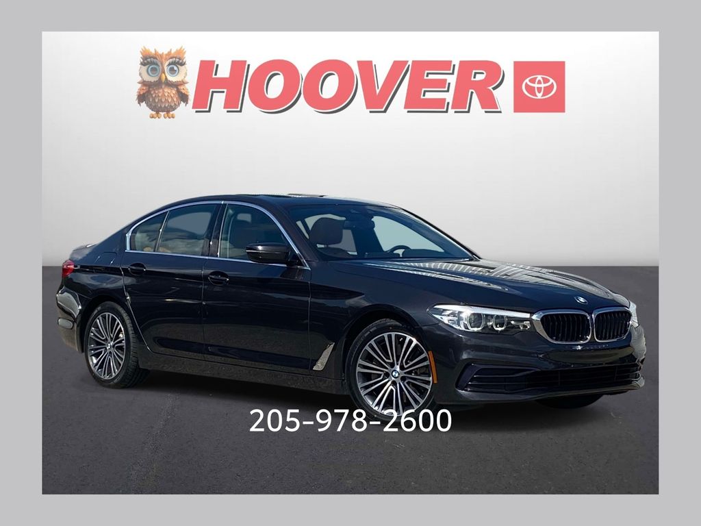 Gray (Dark Graphite Metallic) 2019 BMW 5 Series Sedan Rear-Wheel Drive 8-Speed Automatic