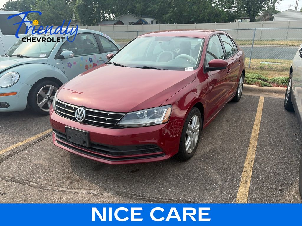 Cardinal Red Metallic 2018 Volkswagen Jetta Sedan Front-Wheel Drive 6-Speed Automatic