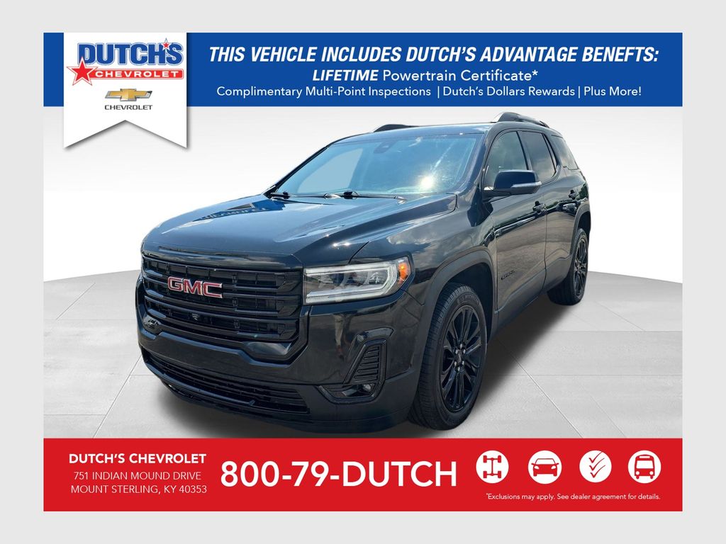 Black (Ebony Twilight Metallic) 2023 GMC Acadia SUV / Crossover Four-Wheel Drive 9-Speed Automatic