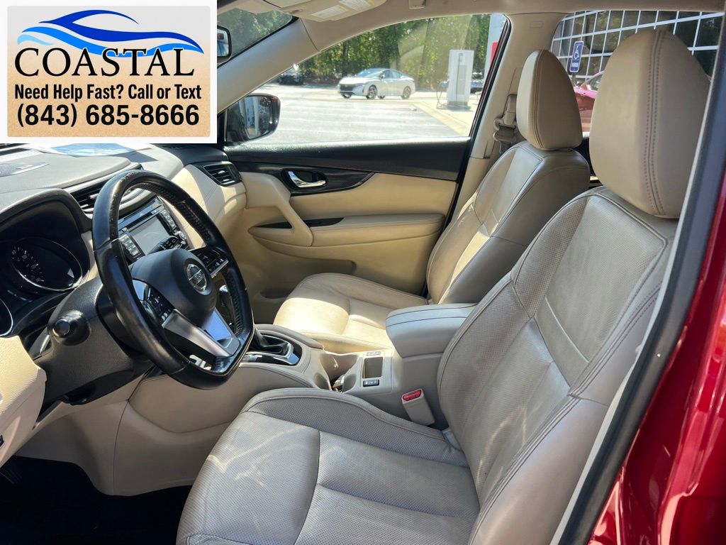 2017 Nissan Rogue SL Red at Coastal Chevrolet Cadillac