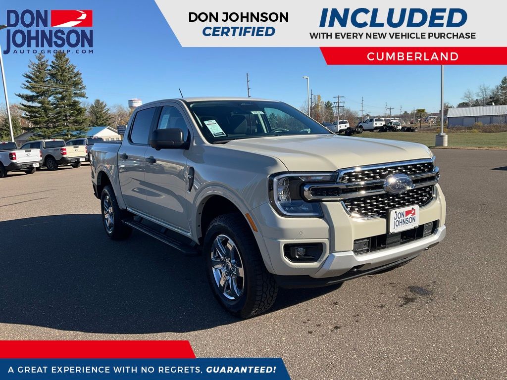 Desert Sand 2025 Ford Ranger Pickup Truck Four-Wheel Drive Automatic