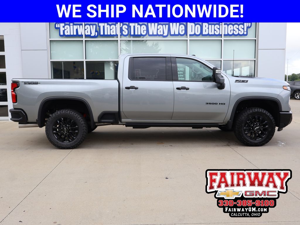 Sterling Gray Metallic 2026 Chevrolet Silverado 3500HD Pickup Truck Four-Wheel Drive Automatic