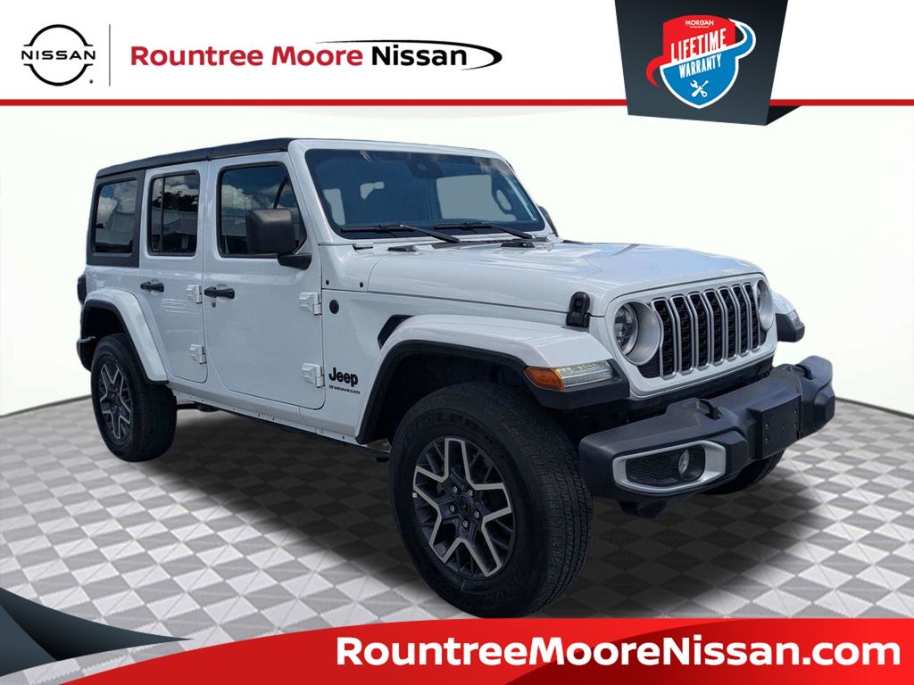 Bright White Clearcoat 2025 Jeep Wrangler SUV / Crossover Four-Wheel Drive 8-Speed Automatic