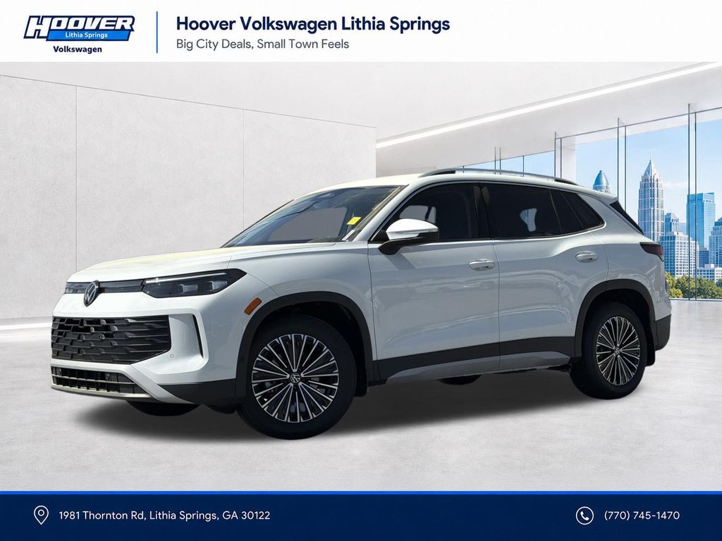 Pure White 2026 Volkswagen Tiguan SUV / Crossover Front-Wheel Drive 8-Speed Automatic