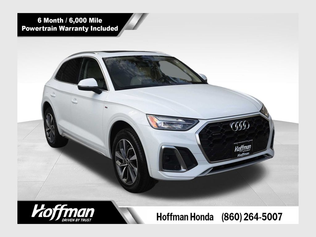 Glacier White 2023 Audi Q5 quattro Premium S Line 45 TFSI SUV / Crossover All-Wheel Drive Automatic