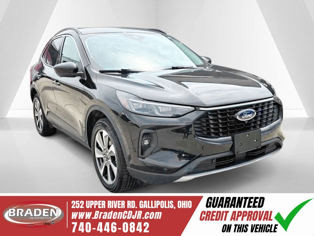 Agate Black Metallic 2024 Ford Escape Platinum AWD SUV / Crossover All-Wheel Drive 8-Speed Automatic
