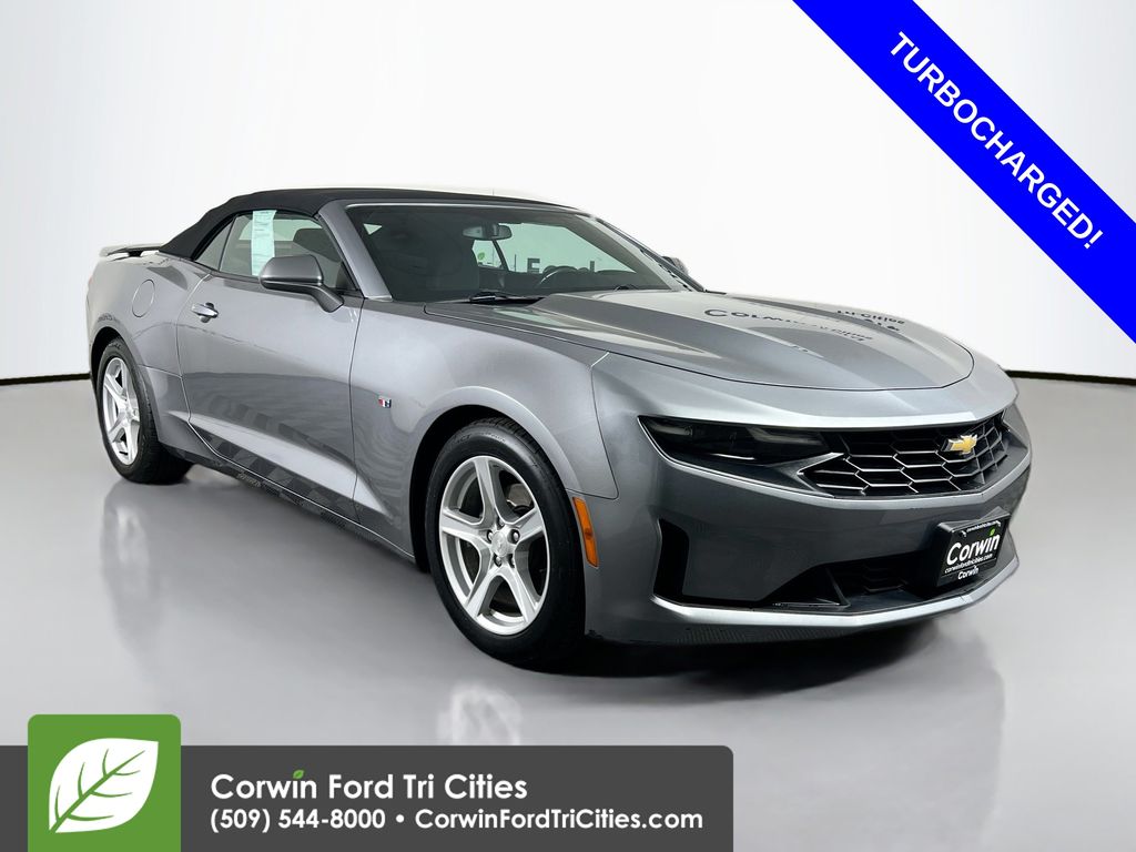 Gray (Satin Steel Metallic) 2020 Chevrolet Camaro 1LT Convertible RWD Convertible Rear-Wheel Drive 8-Speed Automatic