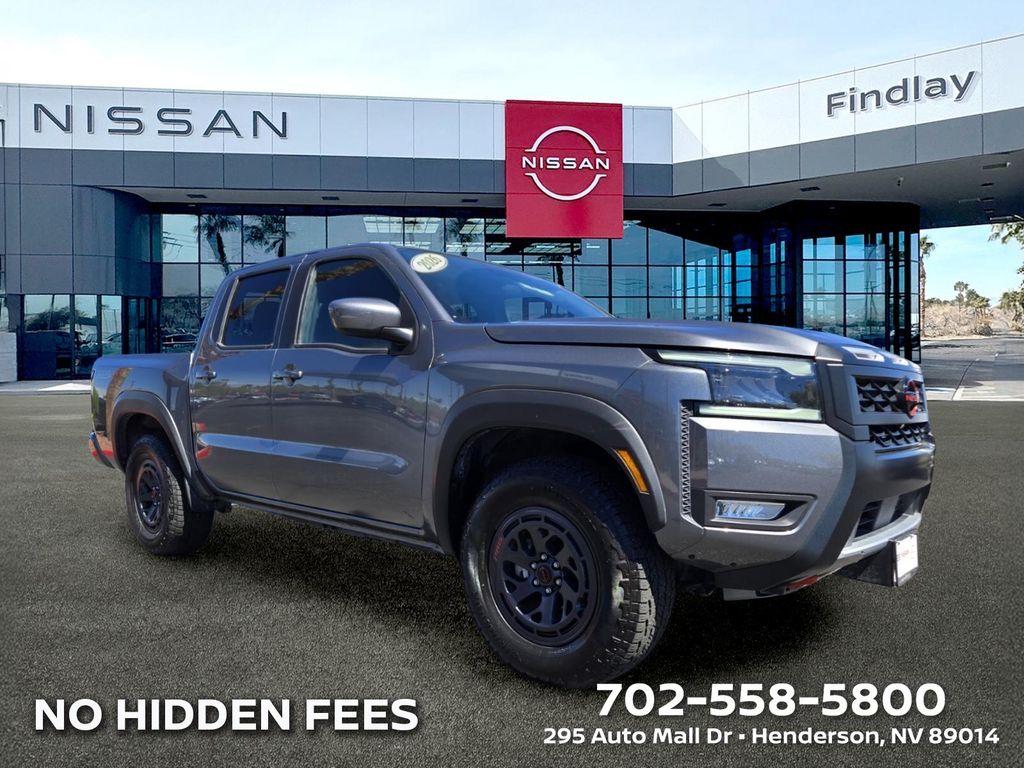 Gray (Gun Metallic) 2026 Nissan Frontier Pickup Truck Four-Wheel Drive 9-Speed Automatic Overdrive