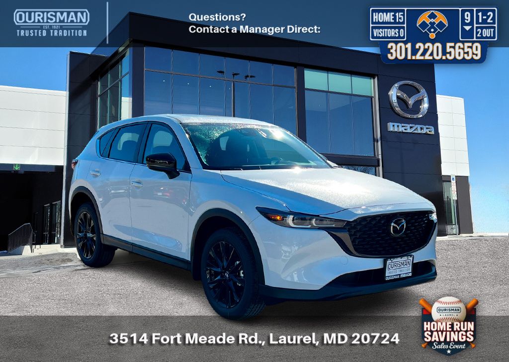 White Metallic 2025 Mazda CX-5 2.5 S Carbon Edition AWD SUV / Crossover All-Wheel Drive 6-Speed Automatic