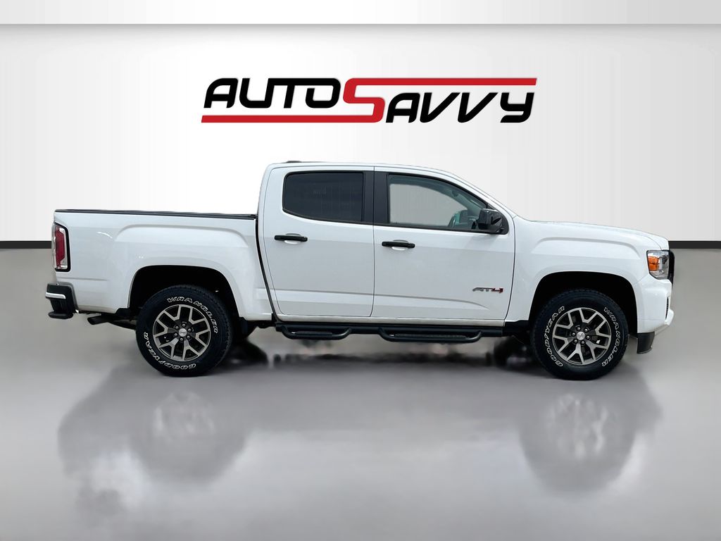2021 GMC Canyon AT4 w/Leather White at AutoSavvy Houston Northwest