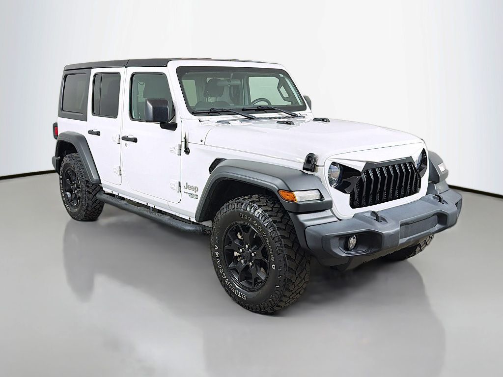 Used 2019 White Jeep Unlimited Sport S image 2