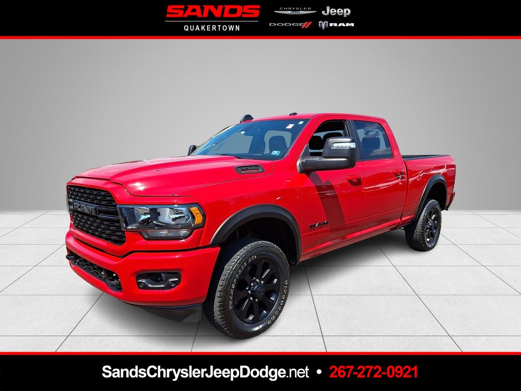 Flame Red Clearcoat 2024 RAM 2500 Pickup Truck Four-Wheel Drive 8-Speed Automatic