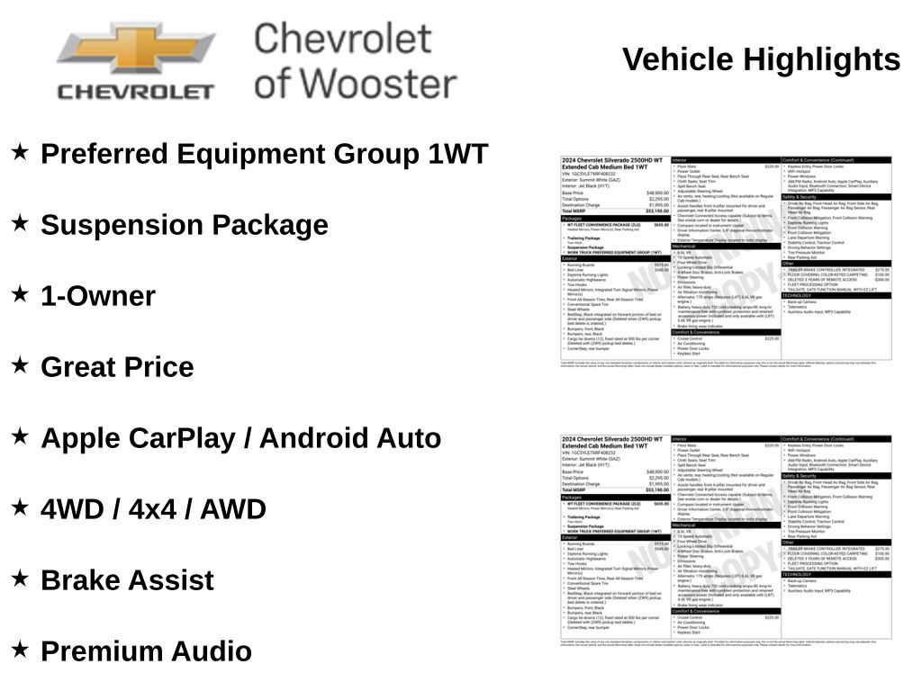 2024 Chevrolet Silverado 2500HD Work Truck - Image 2