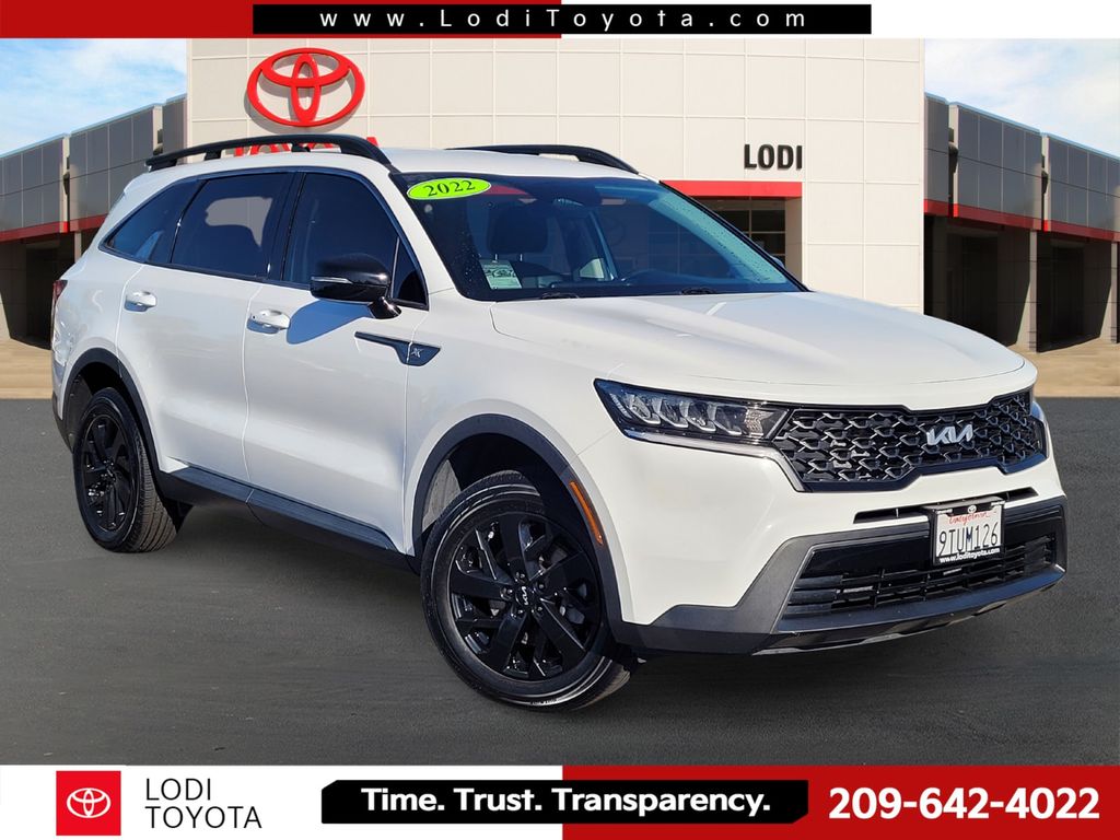 Glacial White Pearl 2022 Kia Sorento SUV / Crossover All-Wheel Drive 8-Speed Automatic