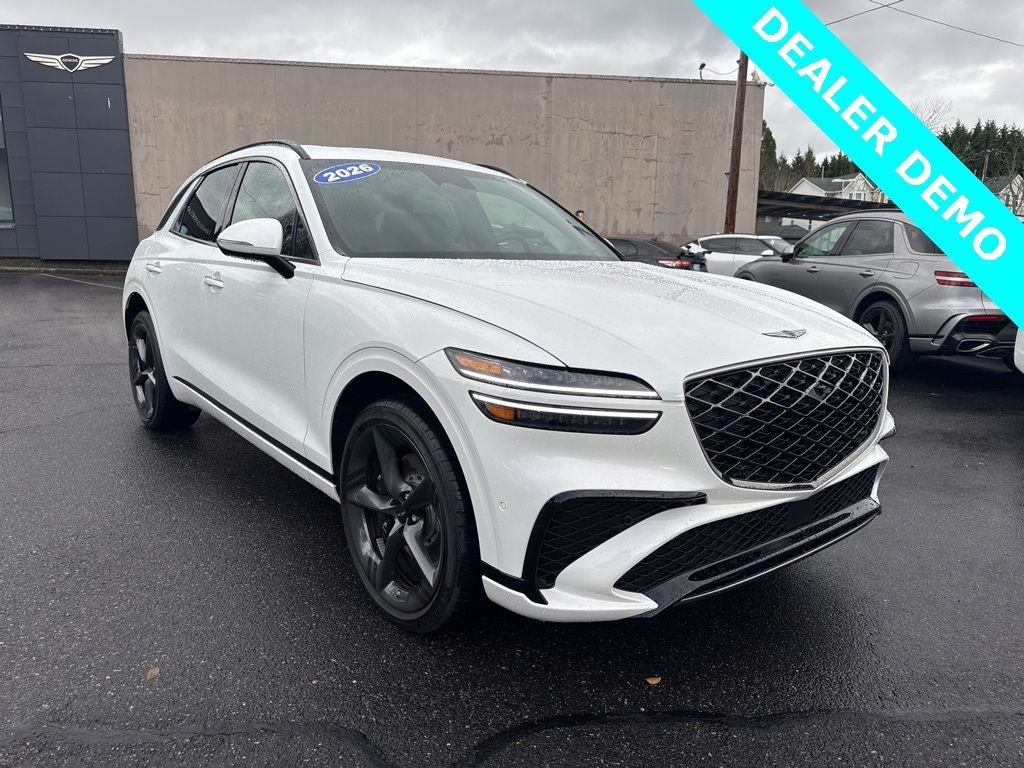 Uyuni White 2026 Genesis GV70 3.5T Sport Prestige AWD SUV / Crossover All-Wheel Drive 8-Speed Automatic