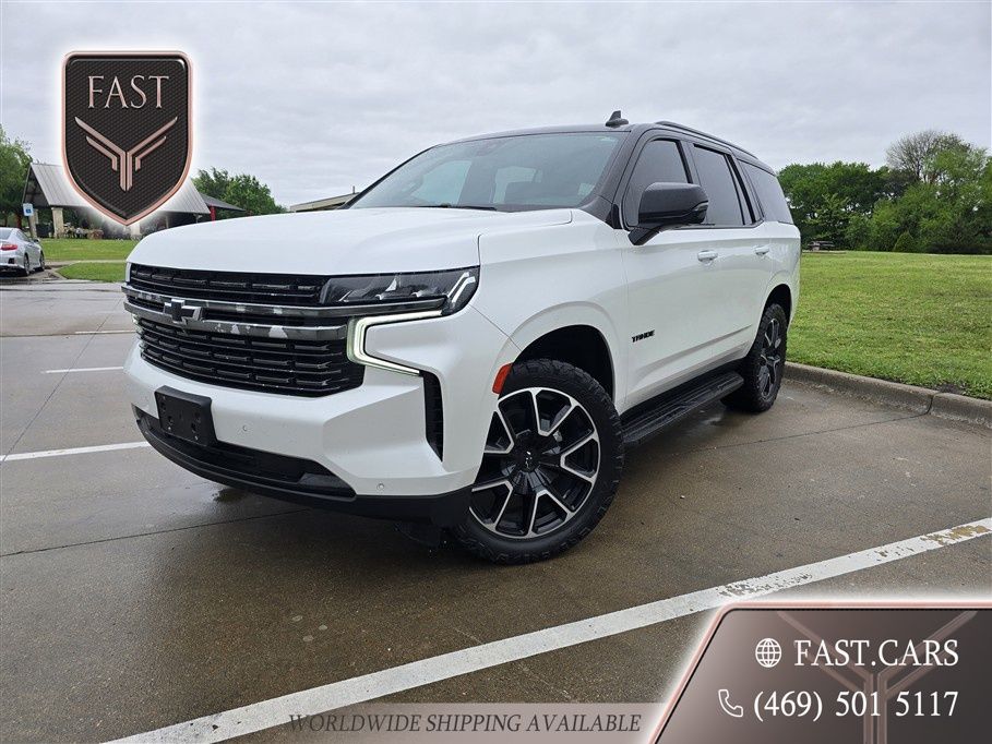 White (Iridescent Pearl Tricoat) 2021 Chevrolet Tahoe RST 4WD SUV / Crossover Four-Wheel Drive