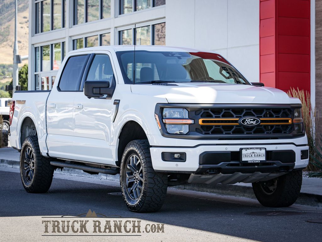 White 2025 Ford F-150 Pickup Truck Four-Wheel Drive Automatic