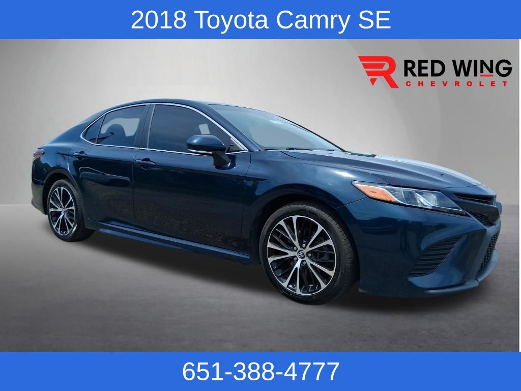 Teal (Aqua) 2018 Toyota Camry SE Sedan Front-Wheel Drive 8-Speed Automatic